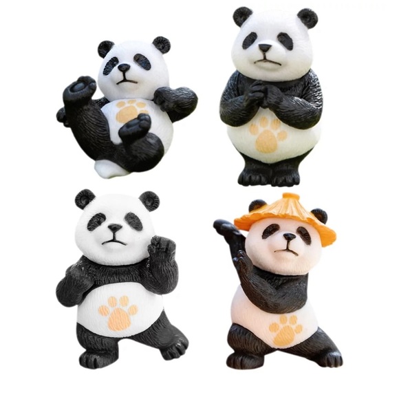 Other - Cartoon Kung Fu Panda Car Decoration Popular Toys Souvenir Fairy Garden statue